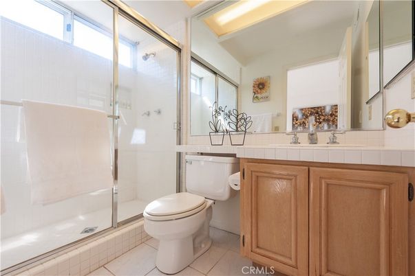 Bathroom, Glass Shower, Interior, Tile Countertops