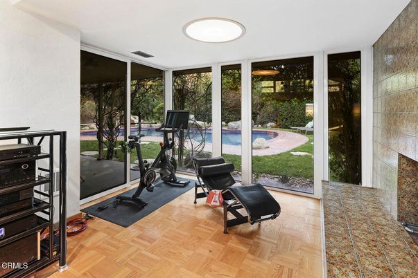 Fitness Equipment, Interior, Wood Texture Flooring
