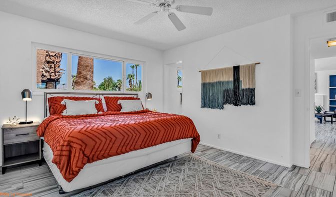 Bedroom, Interior, Wood Texture Flooring