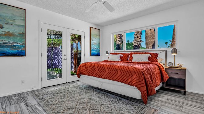 Bedroom, Interior, Wood Texture Flooring