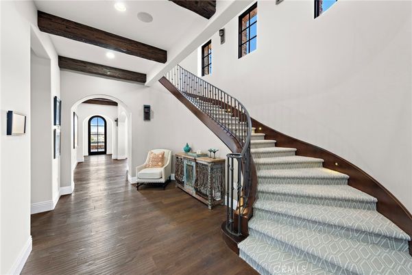 Interior, Recessed Lighting, Wooden Beams, Wood Texture Flooring