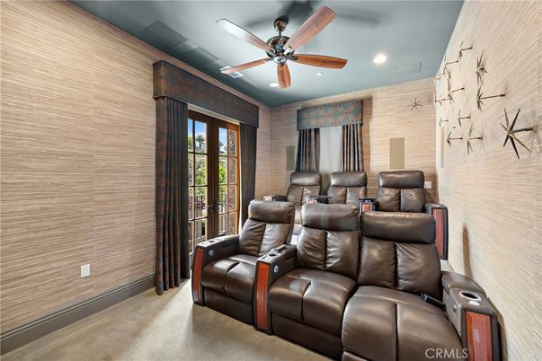 Home Theatre Room, Interior, Recessed Lighting, Theatre Room