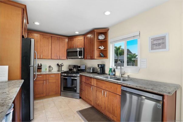 Interior, Kitchen, Recessed Lighting, Stainless Steel Appliances