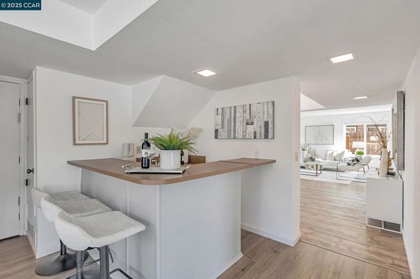 Interior, Recessed Lighting, Wood Texture Flooring