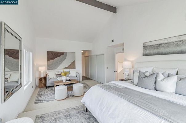 Bedroom, Interior, Wooden Beams