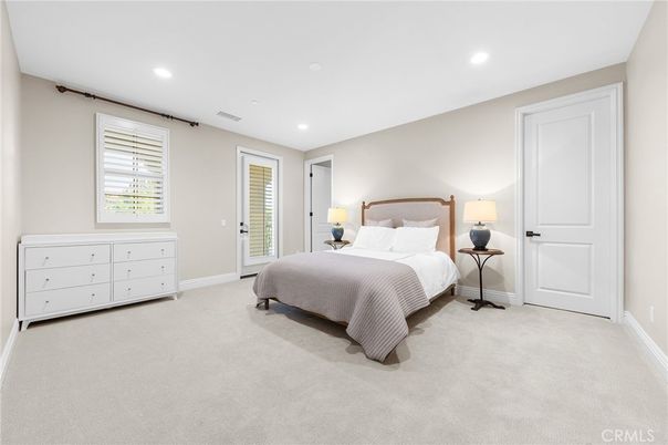 Bedroom, Interior, Recessed Lighting