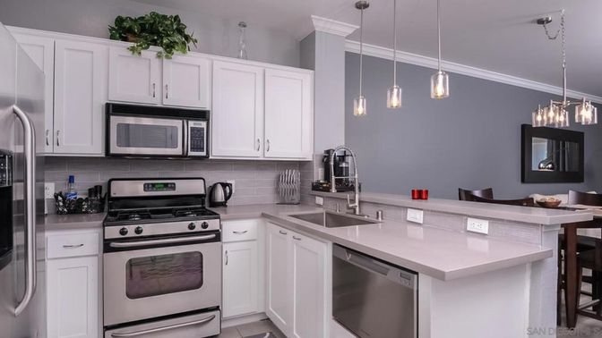 Interior, Kitchen, Pendant Lights, Stainless Steel Appliances