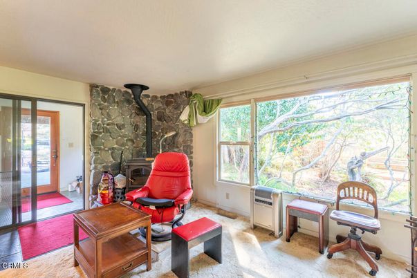 Fireplace, Interior, Stone Walls