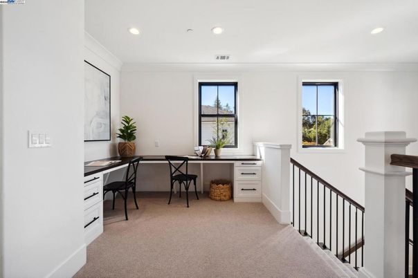 Home Office, Interior, Recessed Lighting
