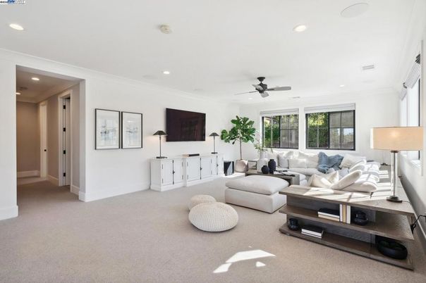 Interior, Living room, Recessed Lighting