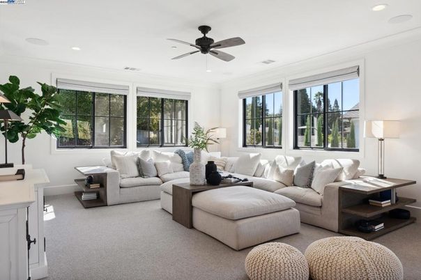 Interior, Living room, Recessed Lighting