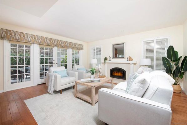 Fireplace, Interior, Living room, Wood Texture Flooring