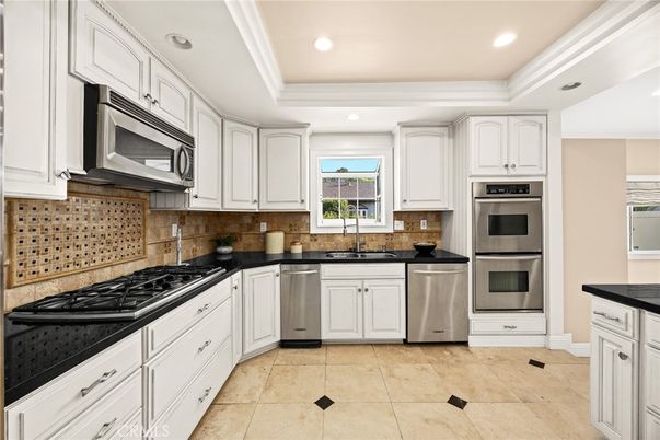 Interior, Kitchen, Recessed Lighting, Stainless Steel Appliances