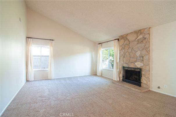 Empty room, Fireplace, Interior, Stone Walls