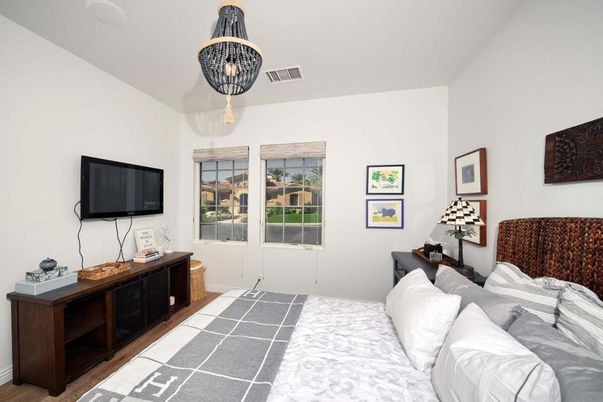 Bedroom, Interior, Pendant Lights