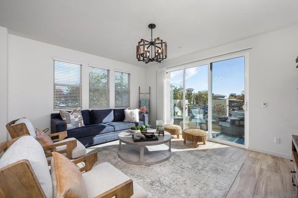Chandelier, Interior, Living room, Pendant Lights, Wood Texture Flooring
