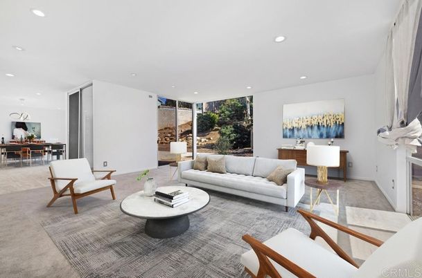 Dining room, Interior, Living room, Recessed Lighting