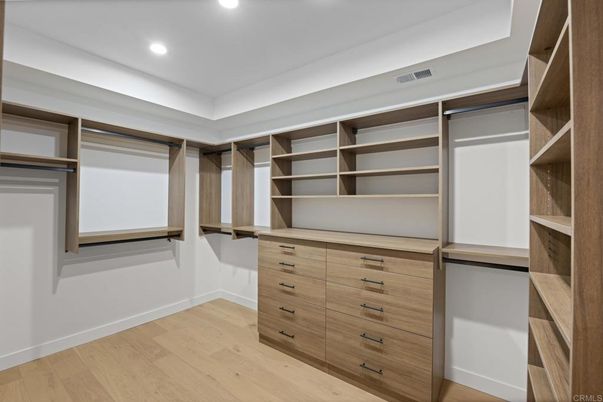Interior, Recessed Lighting, Walk-in Closets, Wood Texture Flooring
