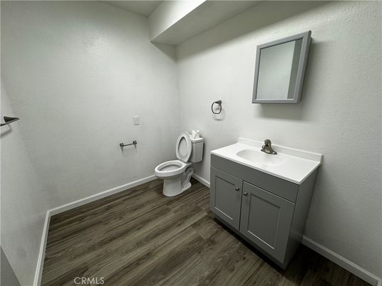 Bathroom, Dual Sink Vanities, Interior, Wood Texture Flooring