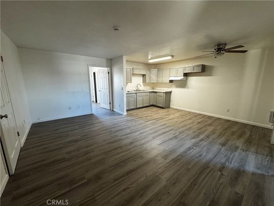 Empty room, Interior, Kitchen, Wood Texture Flooring