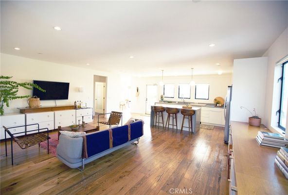 Interior, Kitchen, Living room, Pendant Lights, Recessed Lighting, Wood Texture Flooring