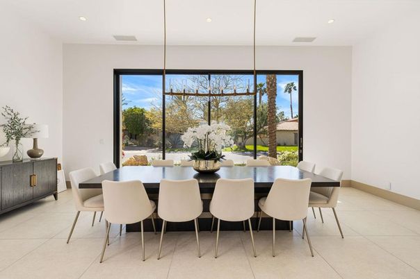 Dining room, Interior, Pendant Lights, Recessed Lighting