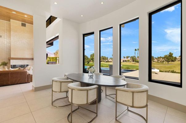 Dining room, Interior, Recessed Lighting, Water