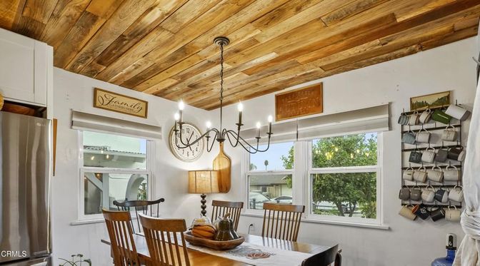 Chandelier, Dining room, Interior, Wooden Ceilings