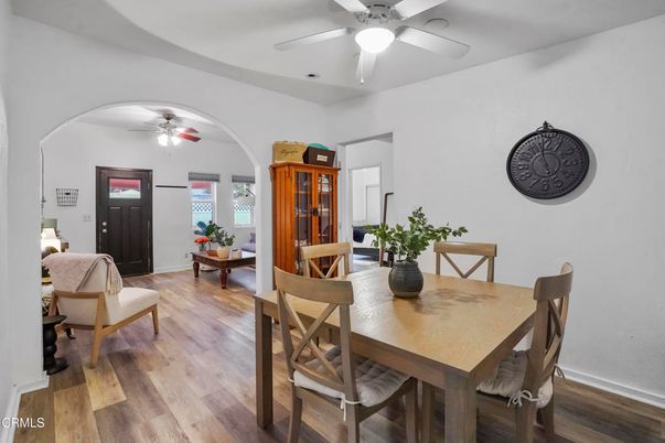 Dining room, Interior, Wood Texture Flooring