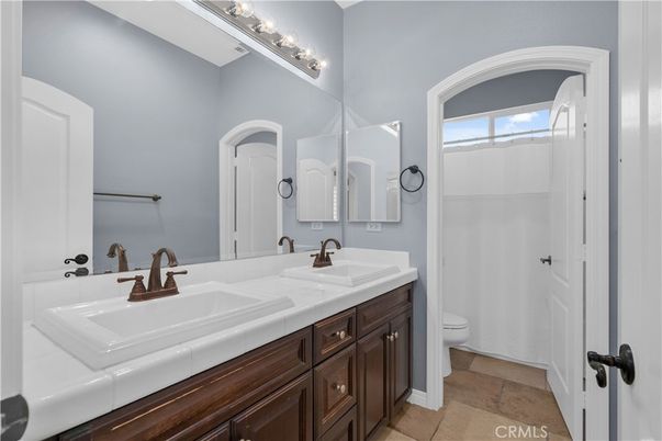 Bathroom, Dual Sink Vanities, Interior, Tile Countertops