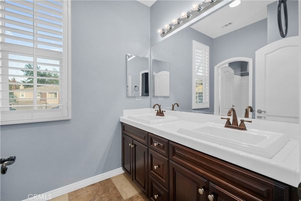 Bathroom, Dual Sink Vanities, Interior, Tile Countertops
