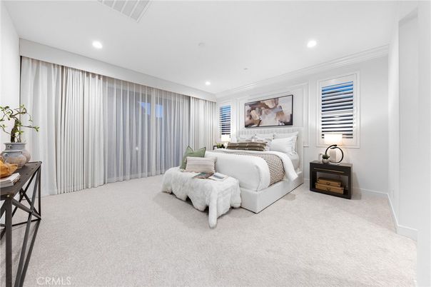 Bedroom, Interior, Recessed Lighting