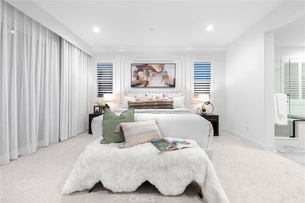Bedroom, Interior, Recessed Lighting