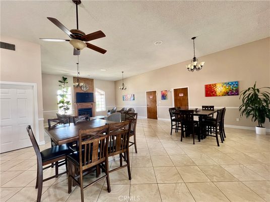 Chandelier, Dining room, Fireplace, Interior, Pendant Lights, Recessed Lighting