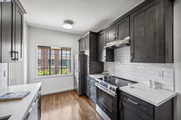 Interior, Kitchen, Wood Texture Flooring