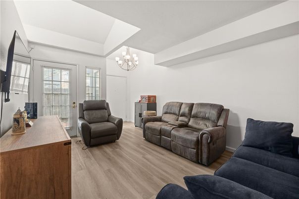 Chandelier, Interior, Living room, Wood Texture Flooring