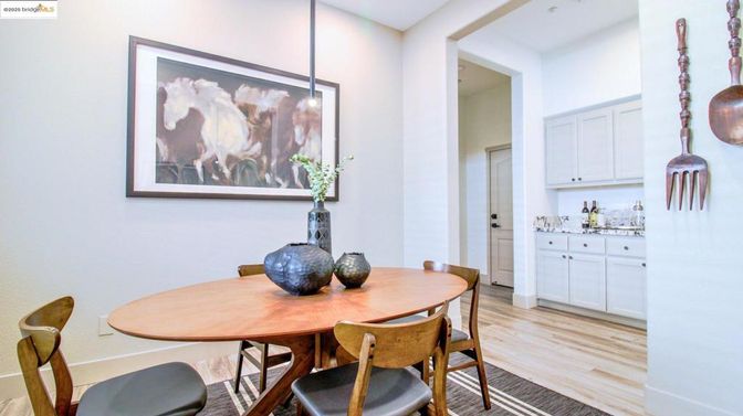 Dining room, Interior, Wood Texture Flooring