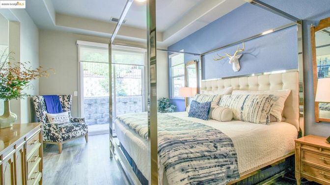 Bedroom, Interior, Wood Texture Flooring