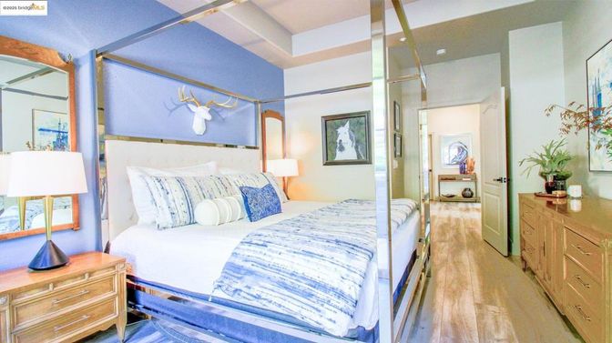 Bedroom, Interior, Wood Texture Flooring