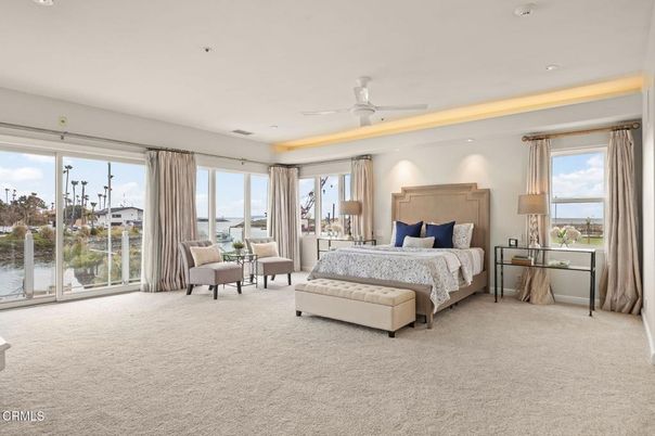 Bedroom, Interior, Recessed Lighting