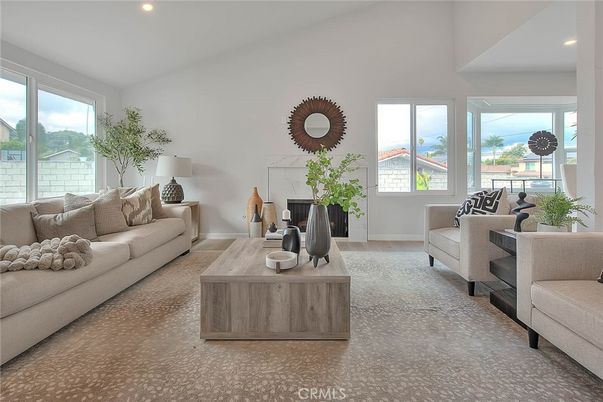 Interior, Living room, Recessed Lighting