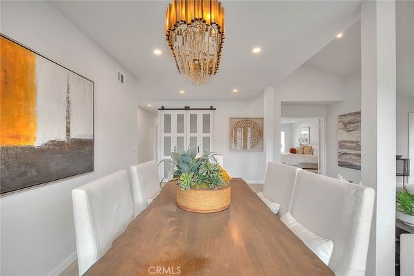 Chandelier, Dining room, Interior, Recessed Lighting