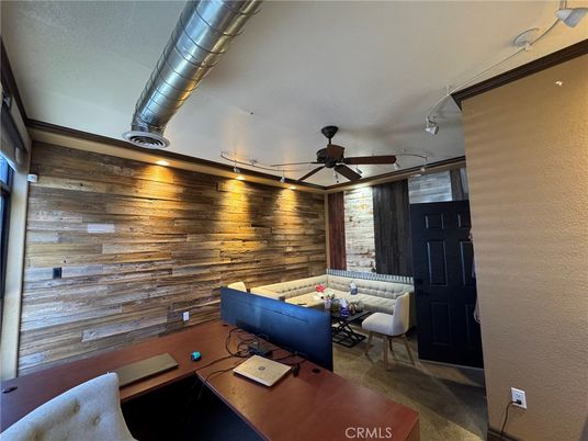 Home Office, Interior, Wooden Walls