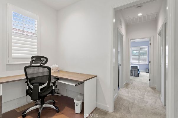 Home Office, Interior, Recessed Lighting