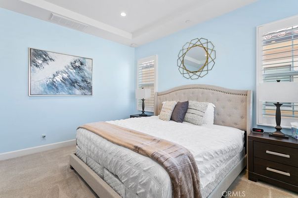 Bedroom, Interior, Recessed Lighting