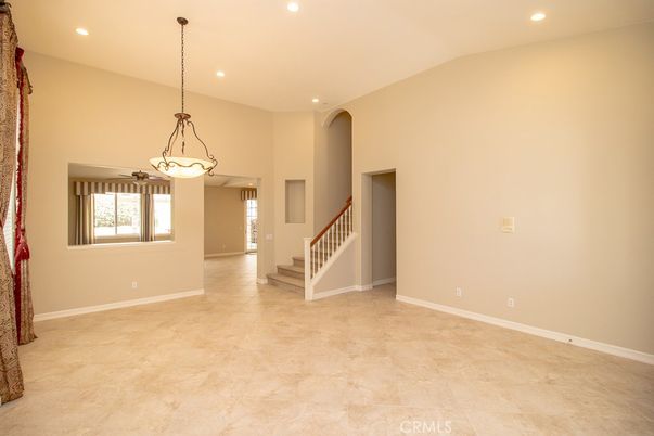 Chandelier, Empty room, Interior, Pendant Lights, Recessed Lighting