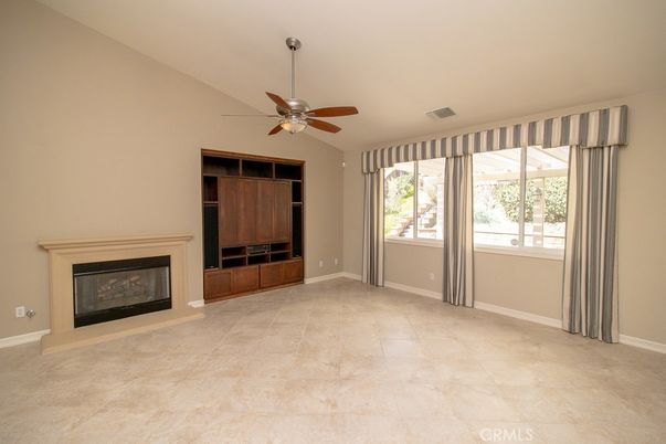 Empty room, Fireplace, Interior