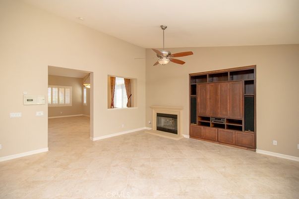 Empty room, Fireplace, Interior, Pendant Lights