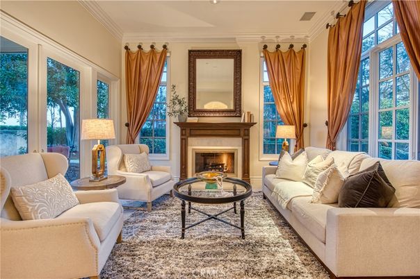 Fireplace, Interior, Living room, Recessed Lighting