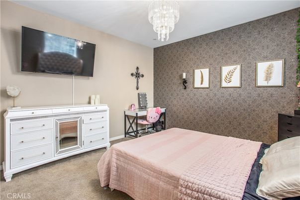 Bedroom, Chandelier, Home Office, Interior
